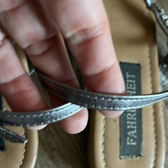 Silver Rhinestone Sandals - Picture 3 of 3
